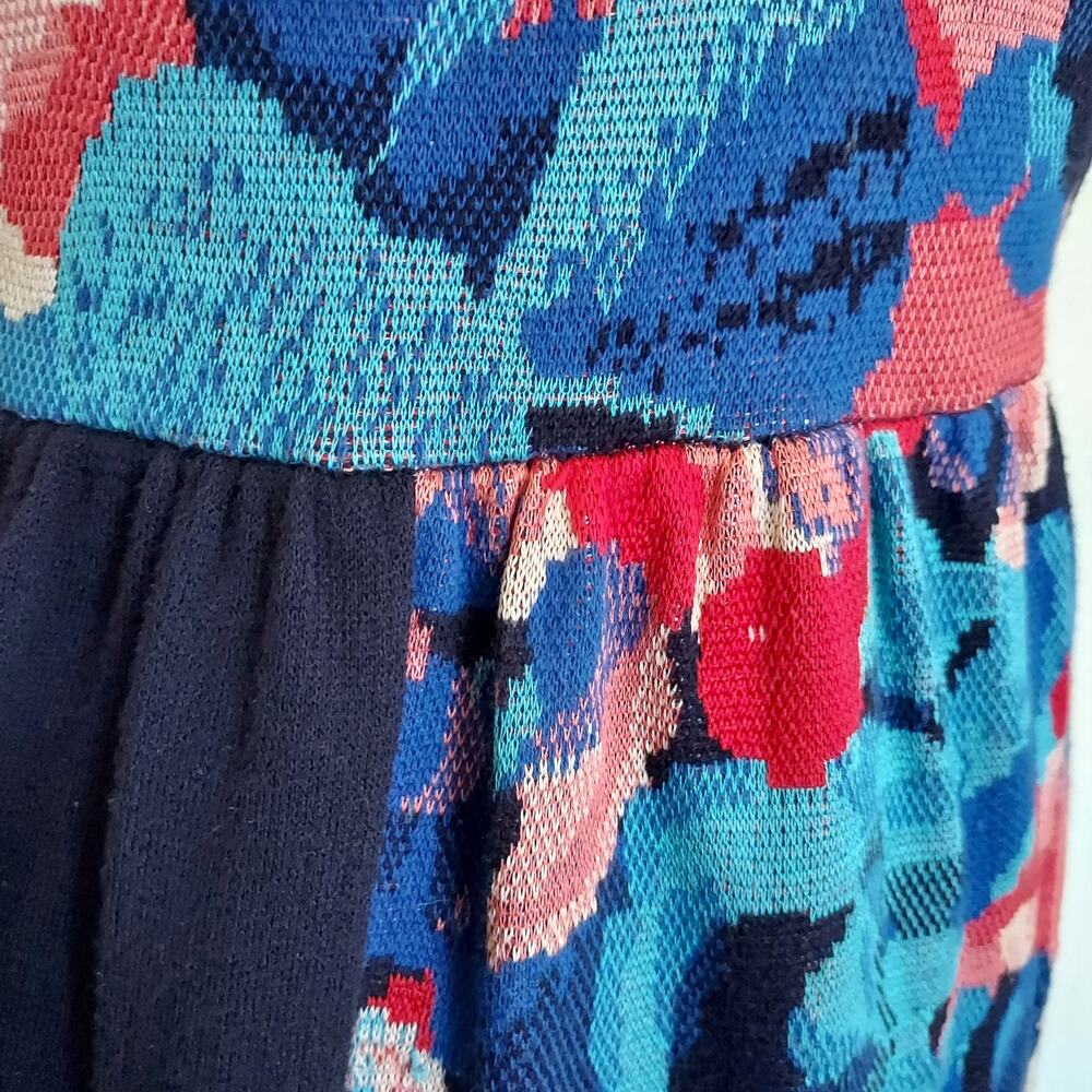 Leifsdottir Colorful Knit Sleeveless Floral Dress Size 8 - Picture 6 of 13